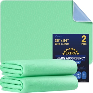 FYGRIP 2 Pack Washable Underpads